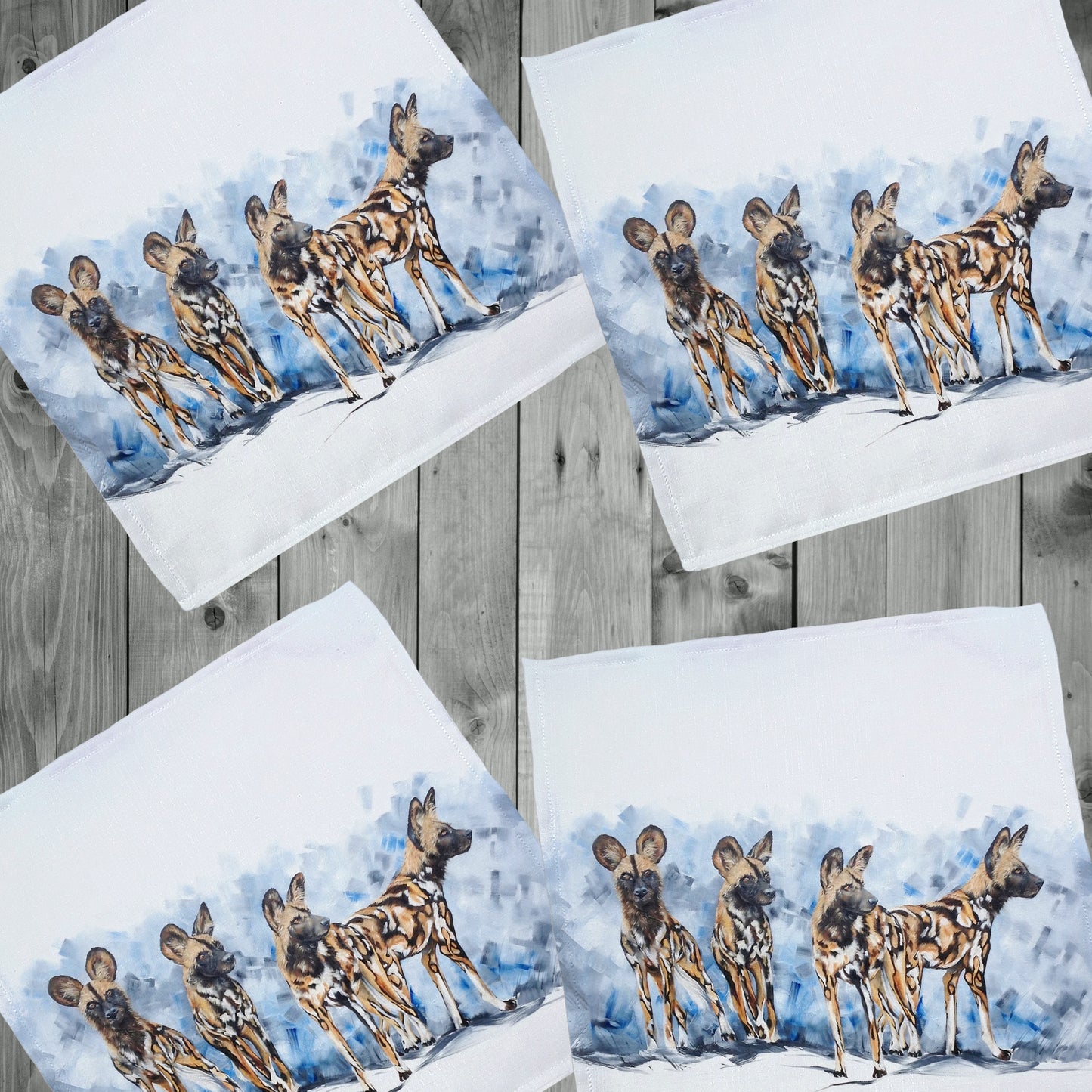 Wildlife Wild Dogs Napkins