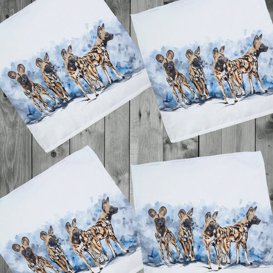 Wildlife Wild Dogs Napkins