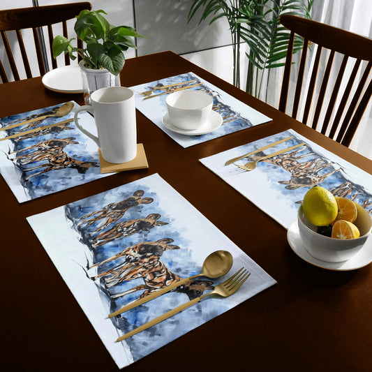 Wildlife Wild Dogs Placemats