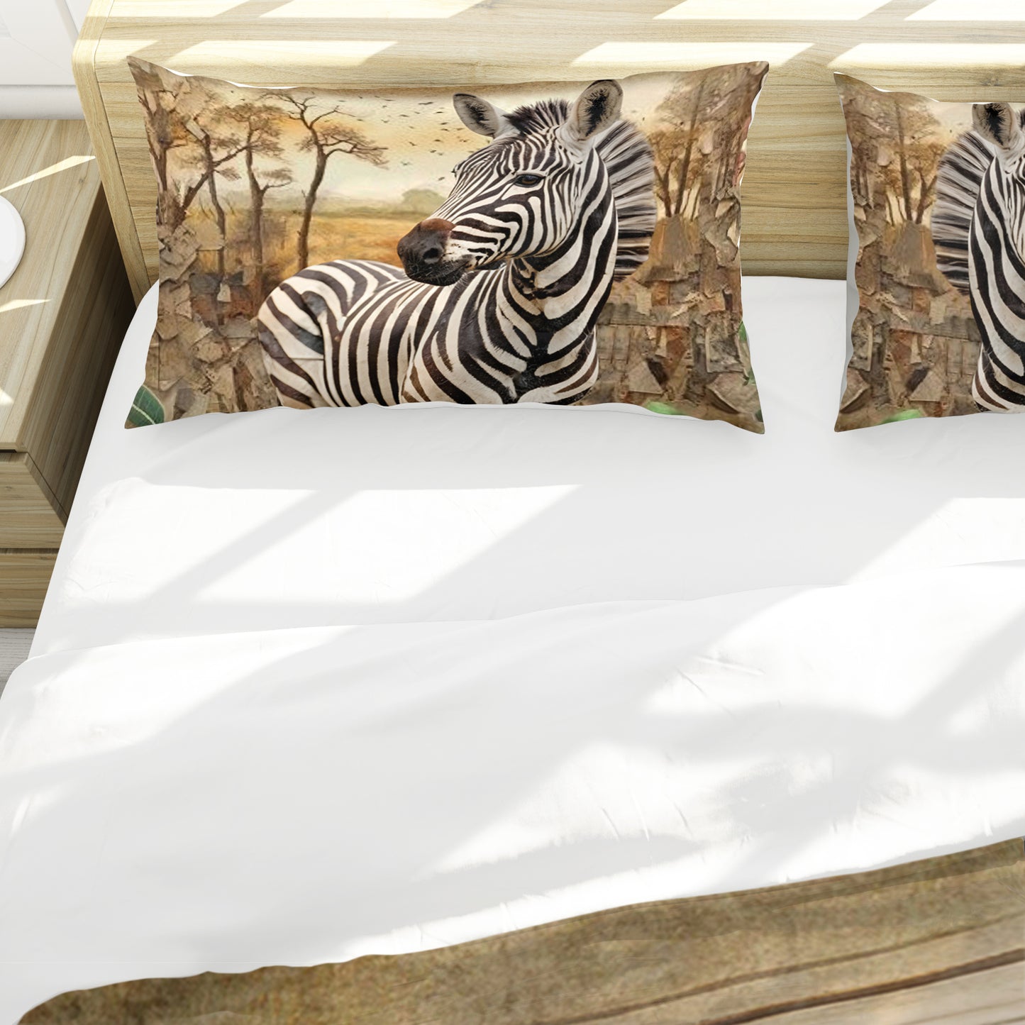 Wildlife Zebra Duvet Cover Set