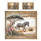 Wildlife Zebra Duvet Cover Set