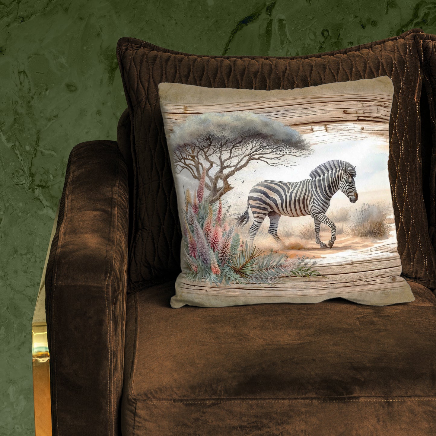 Wildlife Zebra Luxury Scatter