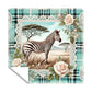 Wildlife Zebra Square Tablecloth