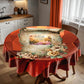 Will Happen Round Tablecloth