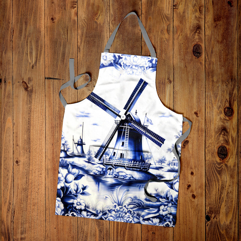Windmill Delft Apron