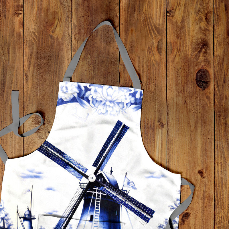 Windmill Delft Apron