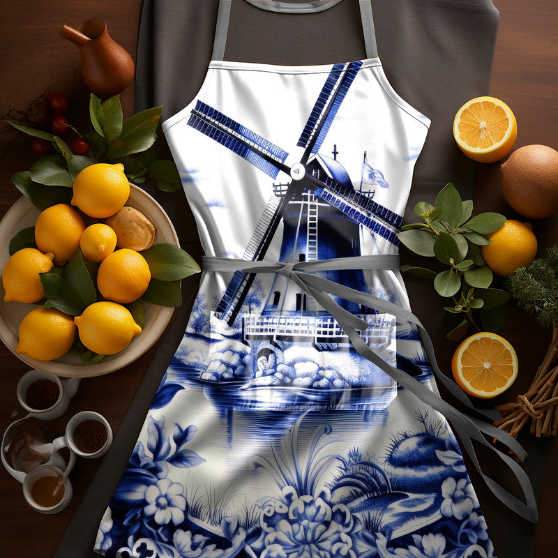 Windmill Delft Apron