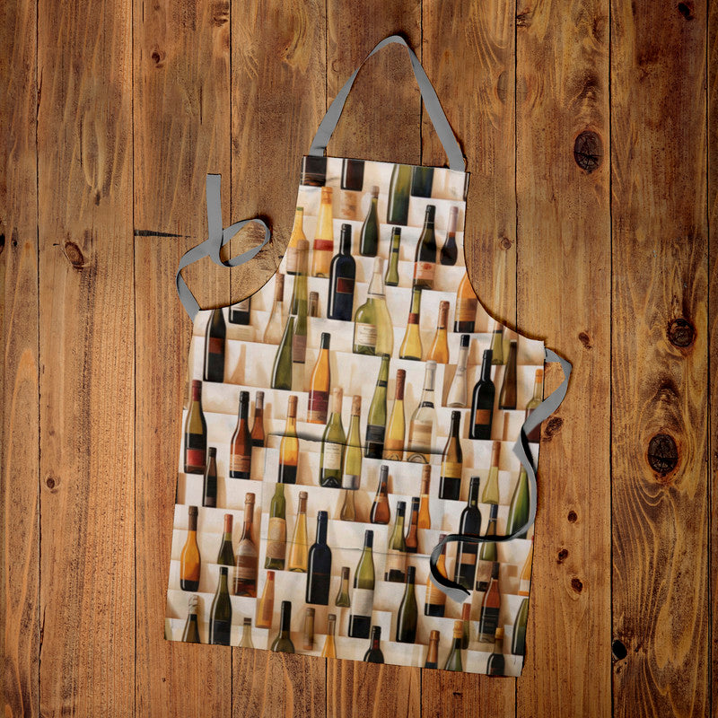Wine Bottles Apron