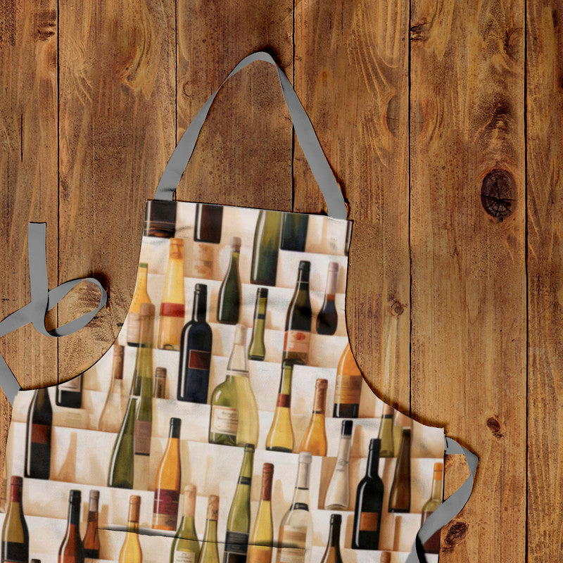 Wine Bottles Apron