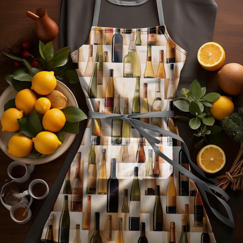 Wine Bottles Apron