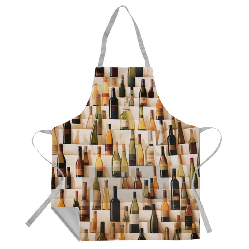 Wine Bottles Apron