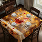 Wine And Dine Square Tablecloth