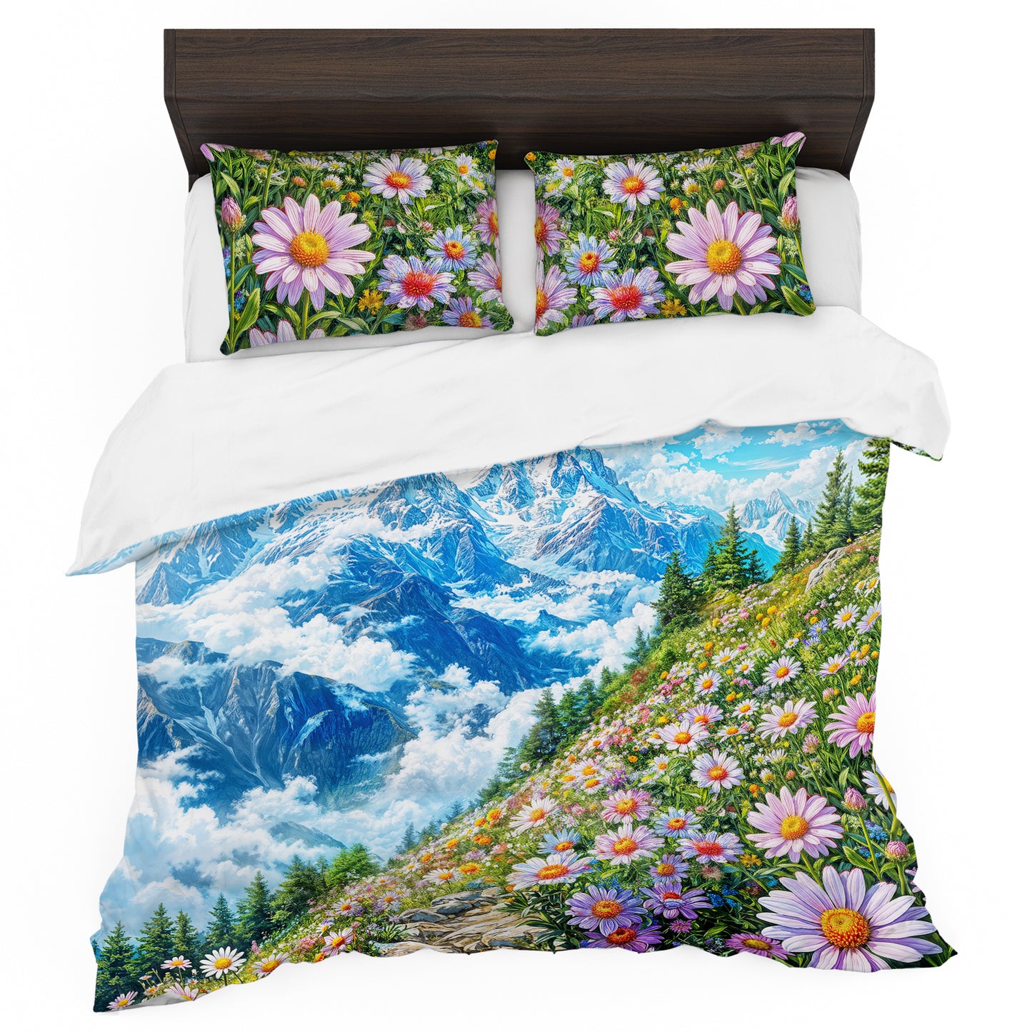 Winter Meets Spring Duvet Cover Set