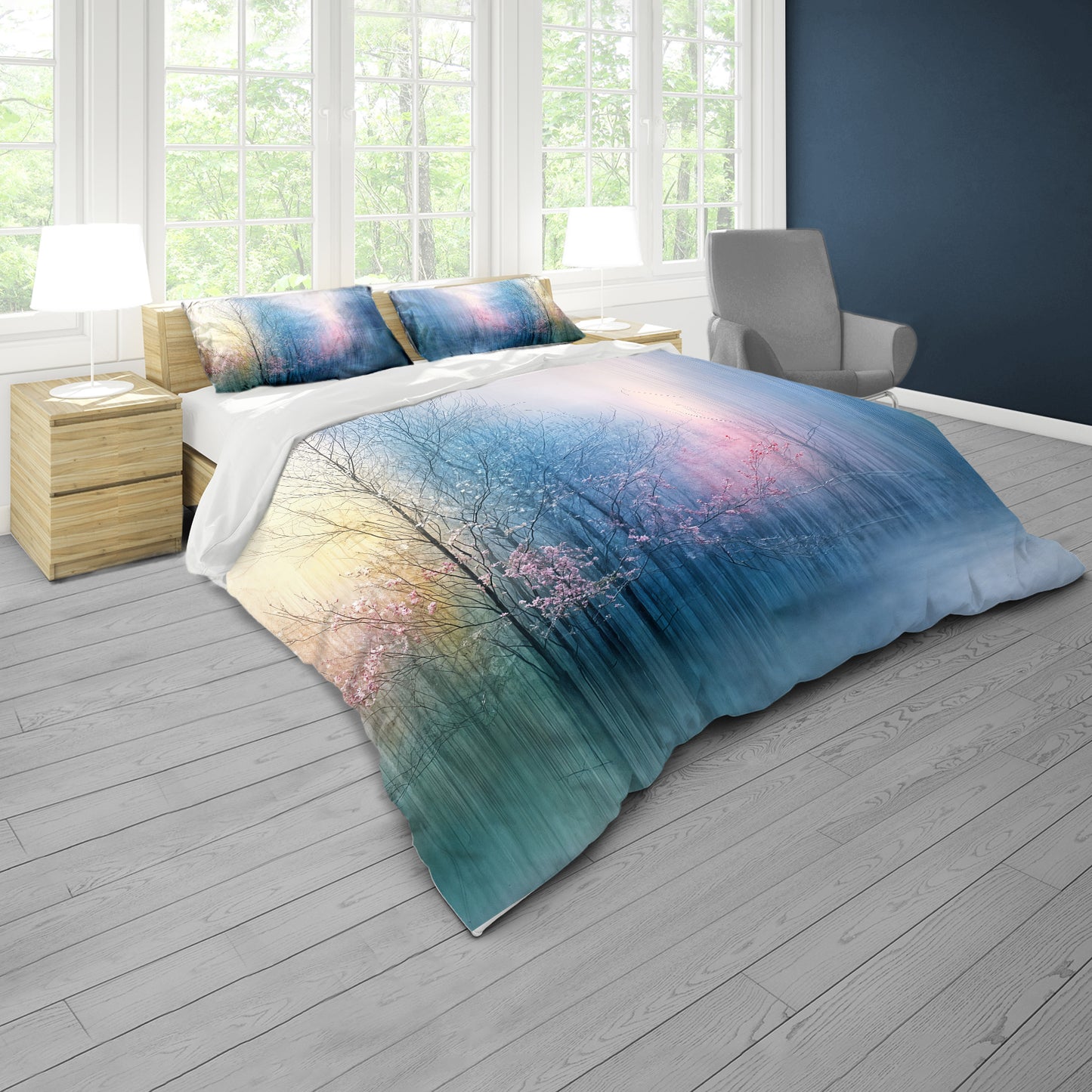 Winter Sunrise Duvet Cover Set