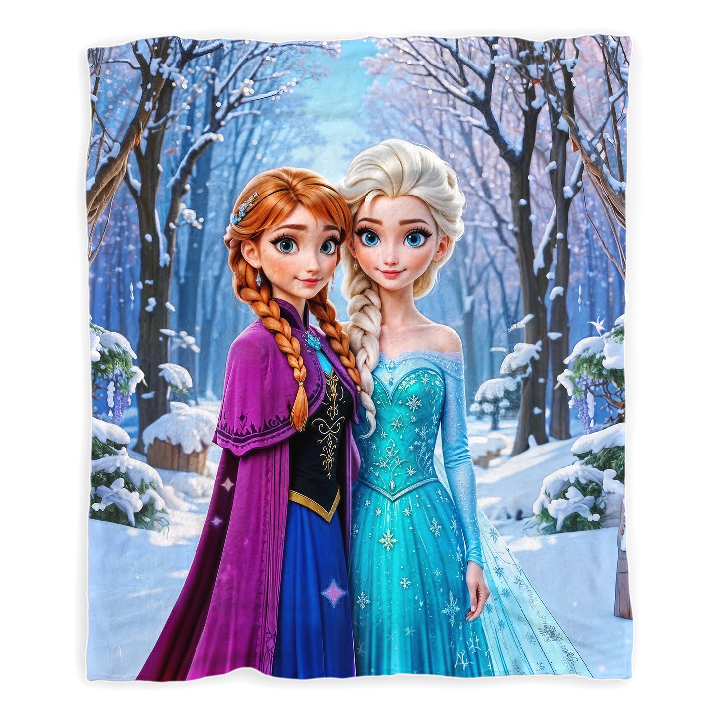 Winter Wonderland Toddler Fleece Blanket