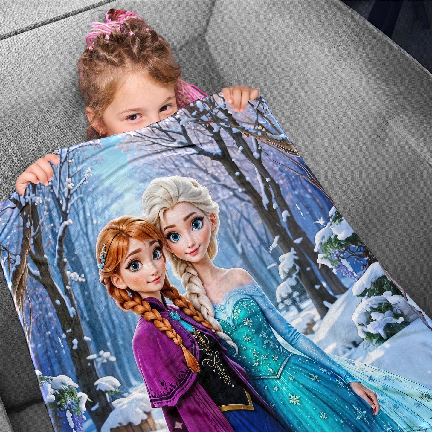 Winter Wonderland Toddler Fleece Blanket