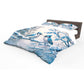 Winter’s Blue Jay  Whisper Duvet Cover Set