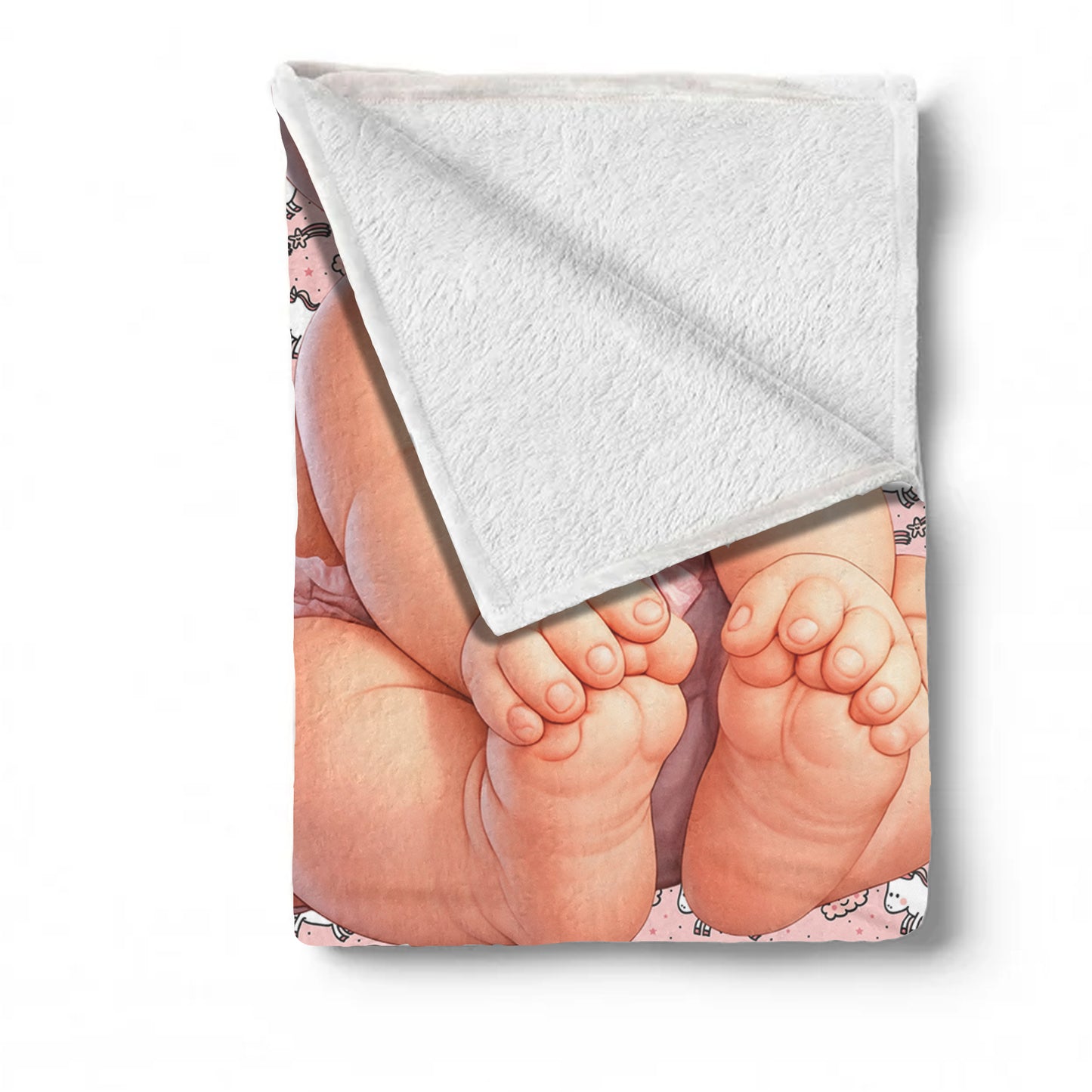 Wishes & Tiny Toes Baby Fleece Blanket