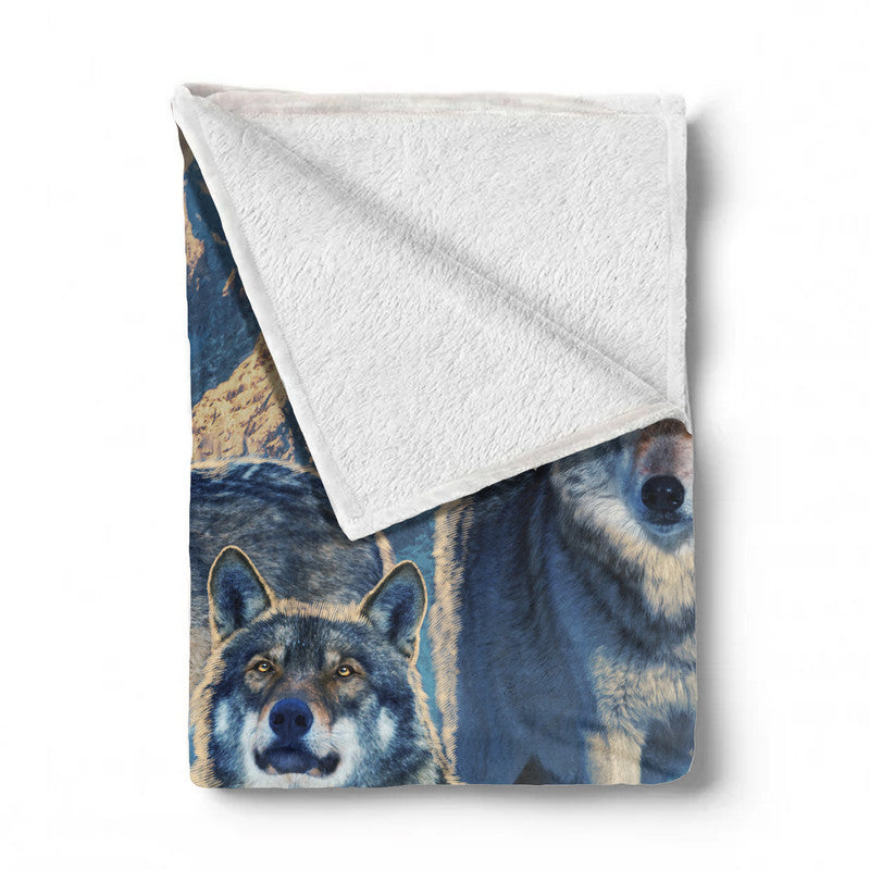 Wolf Pack Light Weight Fleece by Vincent Hie