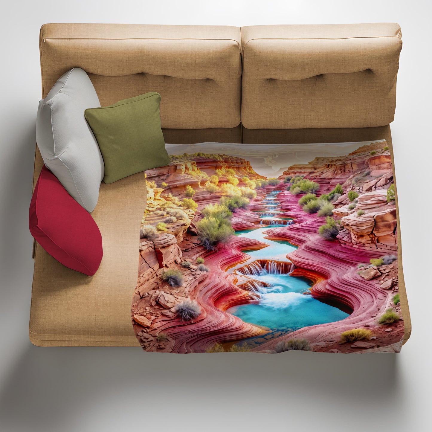 Wonders of the World Light Weight Fleece Blanket