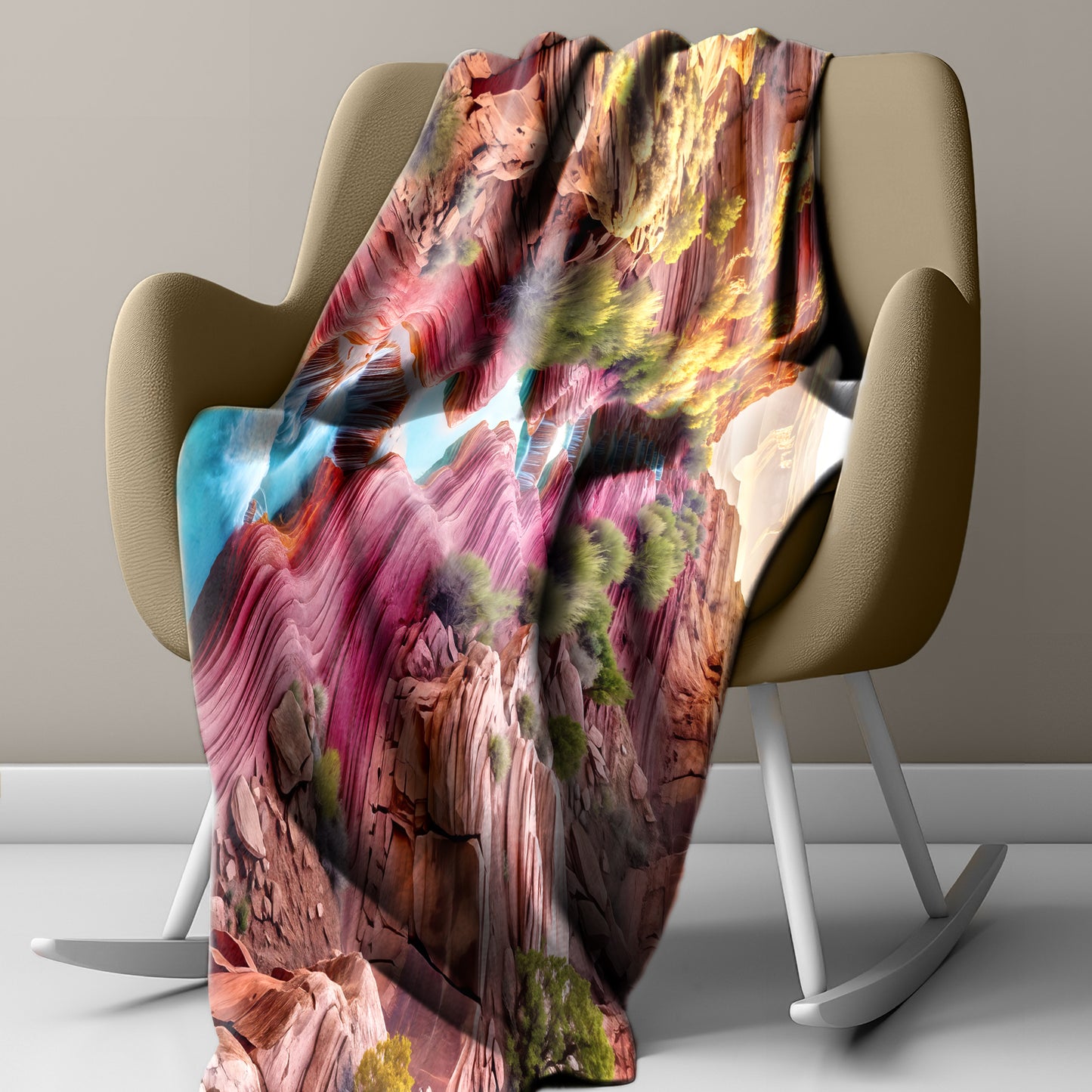 Wonders of the World Light Weight Fleece Blanket