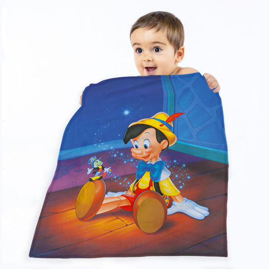 Wooden Boy Toddler Fleece Blanket