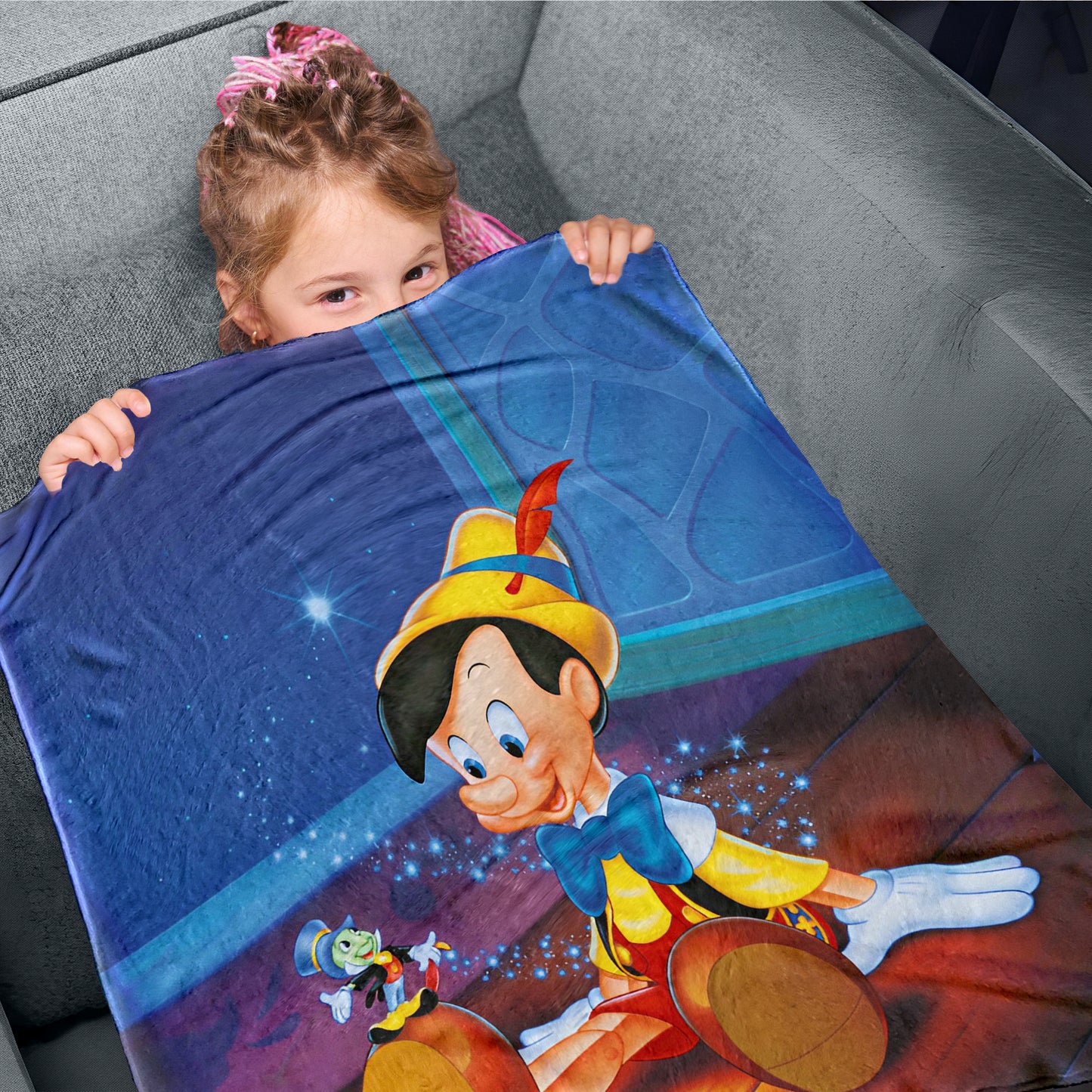 Wooden Boy Toddler Fleece Blanket
