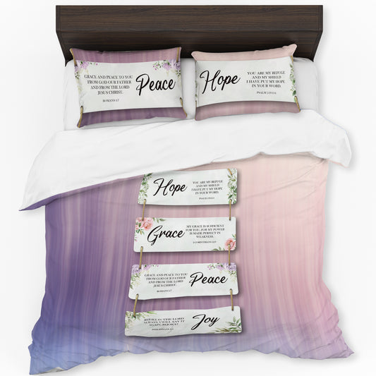 Words of Wisdom Duvet Cover Set