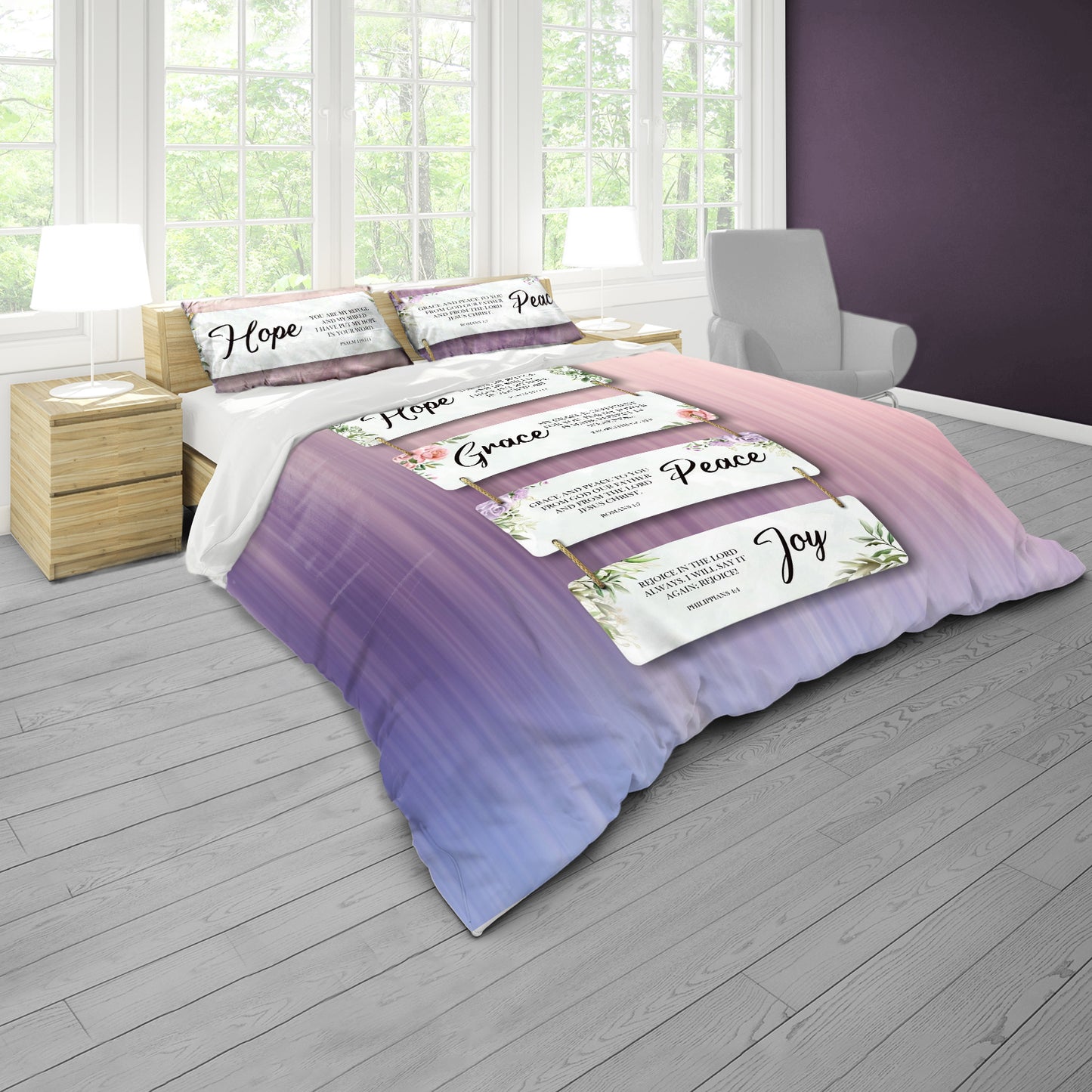 Words of Wisdom Duvet Cover Set