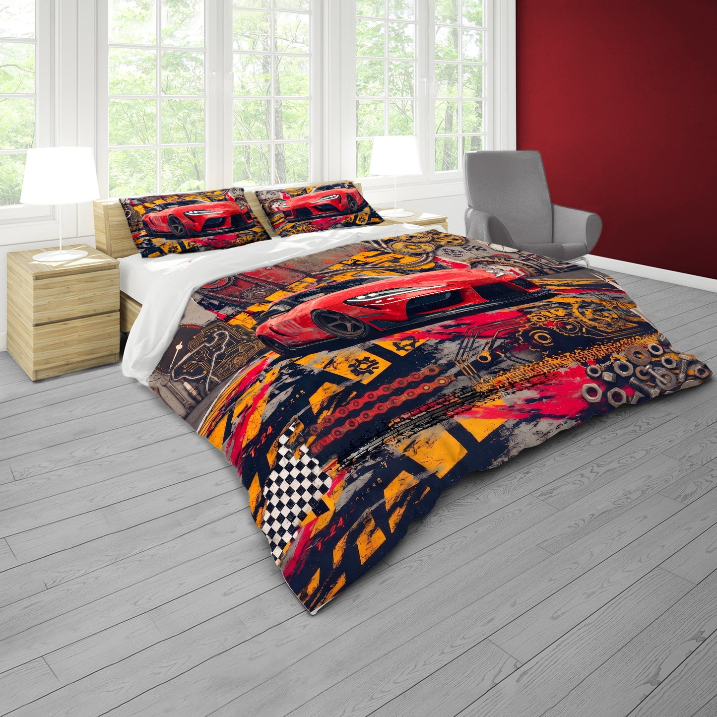 Workshop Racing Duvet Cover Set