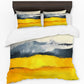 Yellow And Grey Duvet Cover Set by Wikus Schalkwyk