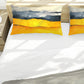 Yellow And Grey Duvet Cover Set by Wikus Schalkwyk