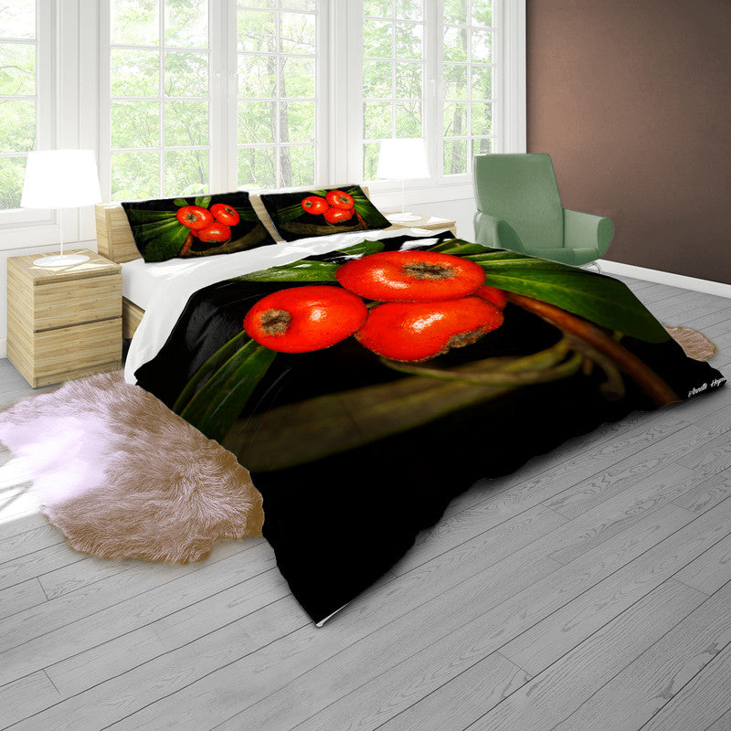 Yellow Firethorn Duvet Cover Set by Annette Heymans