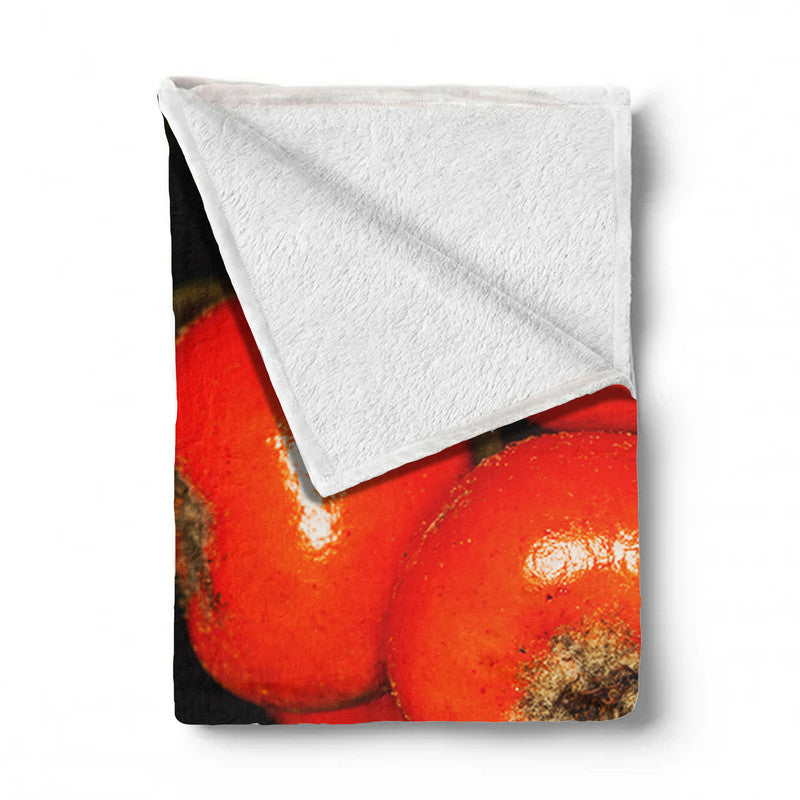 Yellow Firethorn Light Weight Fleece Blanket by Annette Heymans