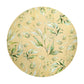 Yellow Green Leaves Round Tablecloth by Mark van Vuuren
