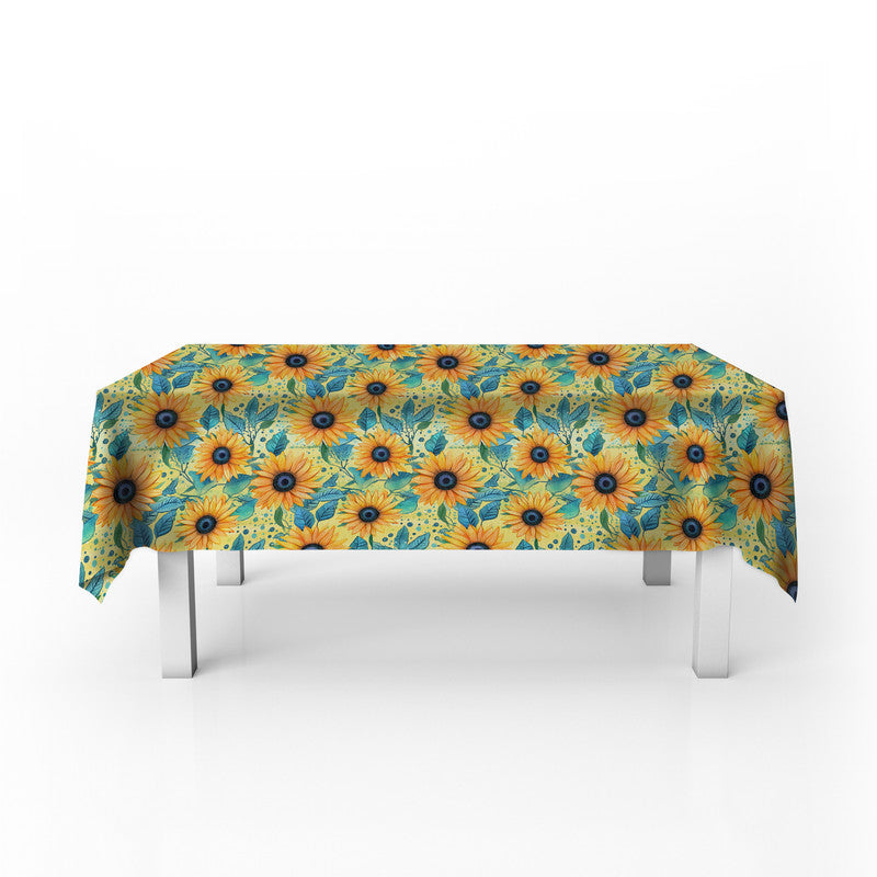 Yellow Sunflowers Rectangle Tablecloth