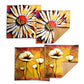 Orange Floral Painted Luxury Scatter Covers (Set of 4)