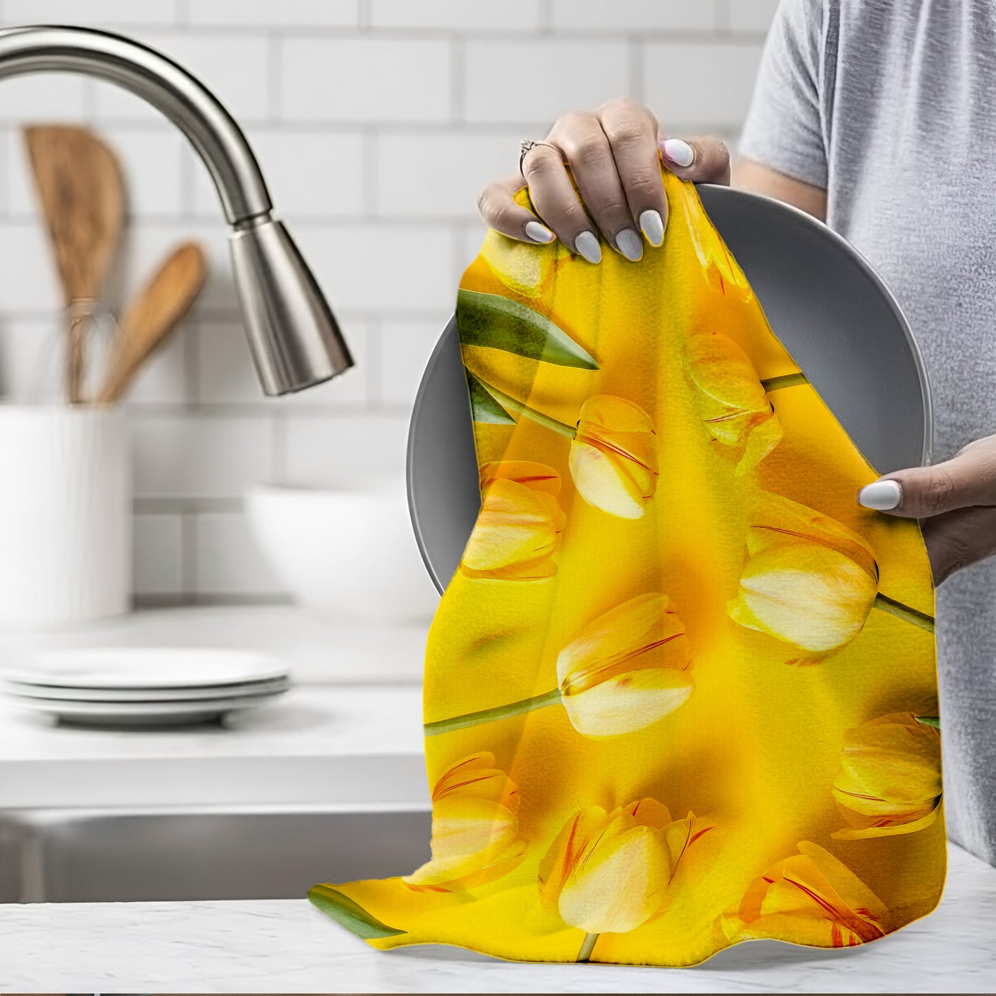 Yellow Dish Cloth (Set of 3)
