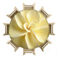 Yellow Folds 2,3m Round Tablecloth
