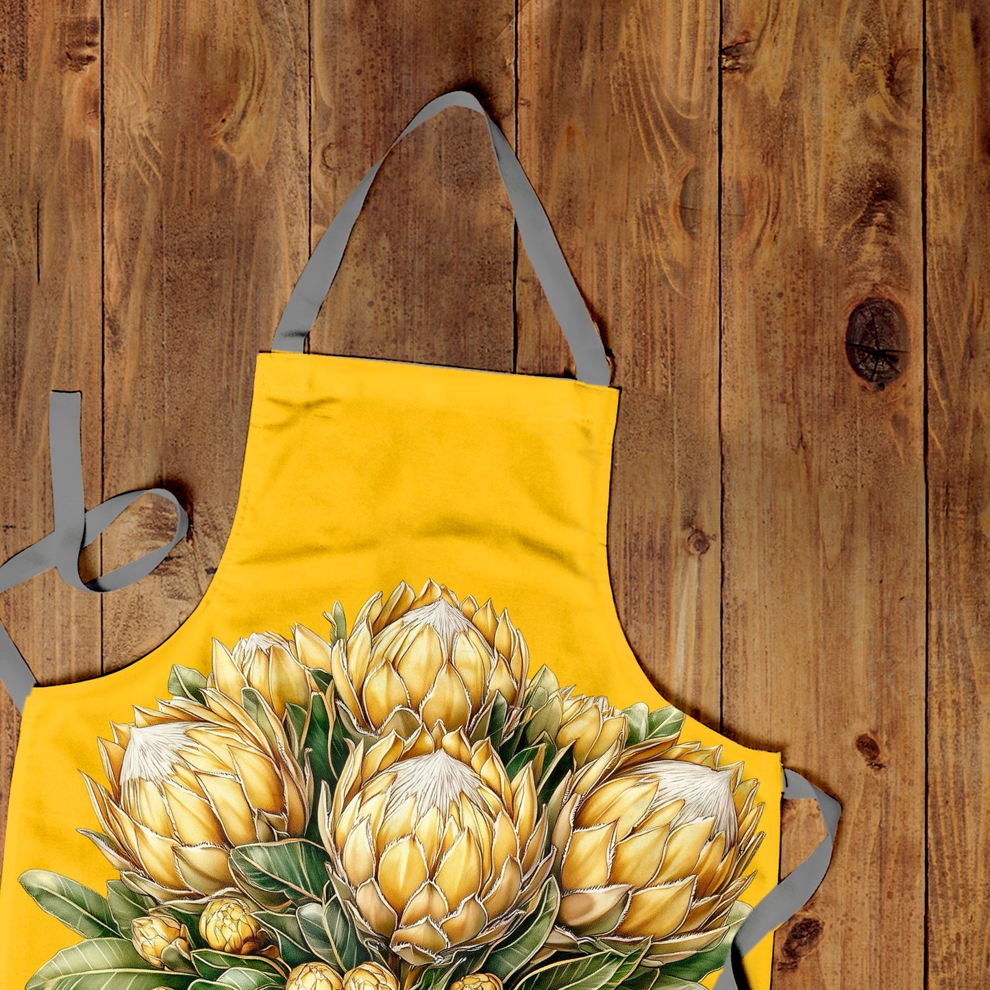 Yellow Protea on Yellow Apron by Mark van Vuuren