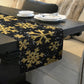 Yellow Snow Flakes Christmas Table  Runner