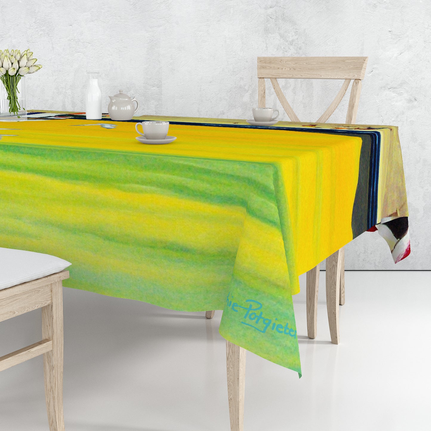 Yellow Sunset By Marthie Potgieter Rectangle Tablecloth