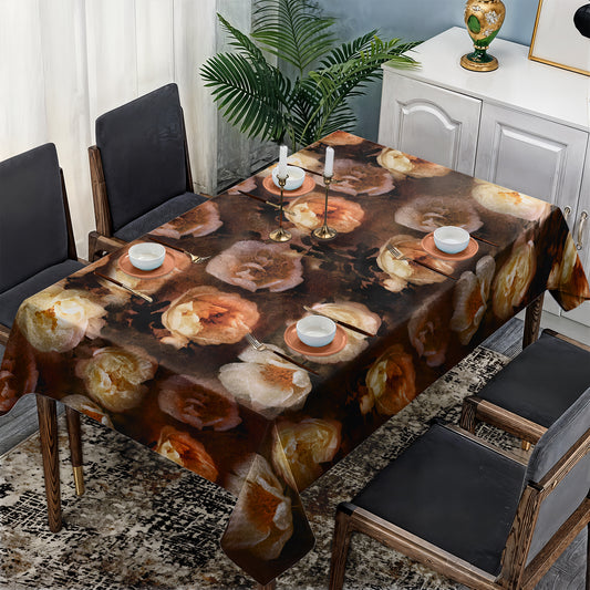 Yesterday's Roses Rectangle Tablecloth