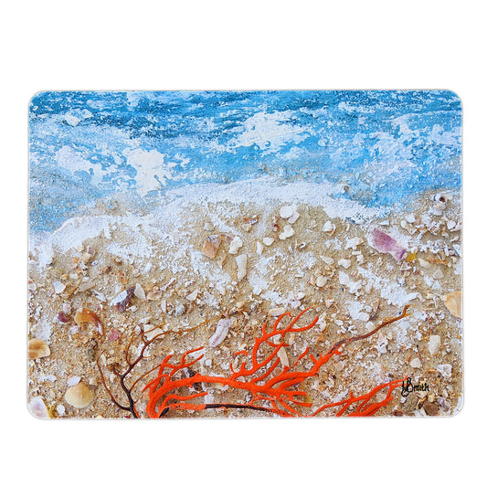 Coral Beach Mouse Pad By Yolande Smith