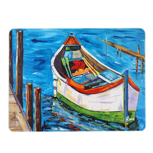 One Boat Mouse Pad By Yolande Smith