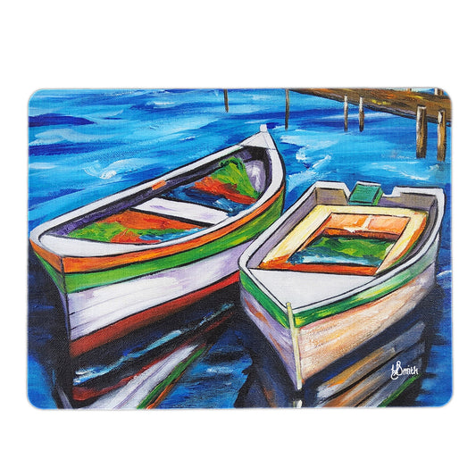 Two Boats Mouse Pad By Yolande Smith