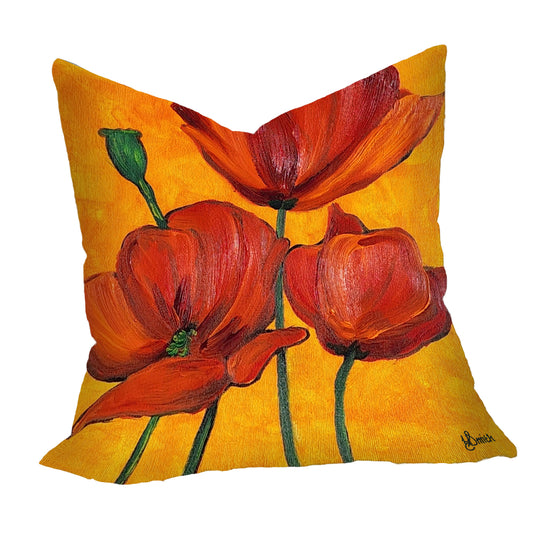 Three Poppies Luxury Scatter By Yolande Smith