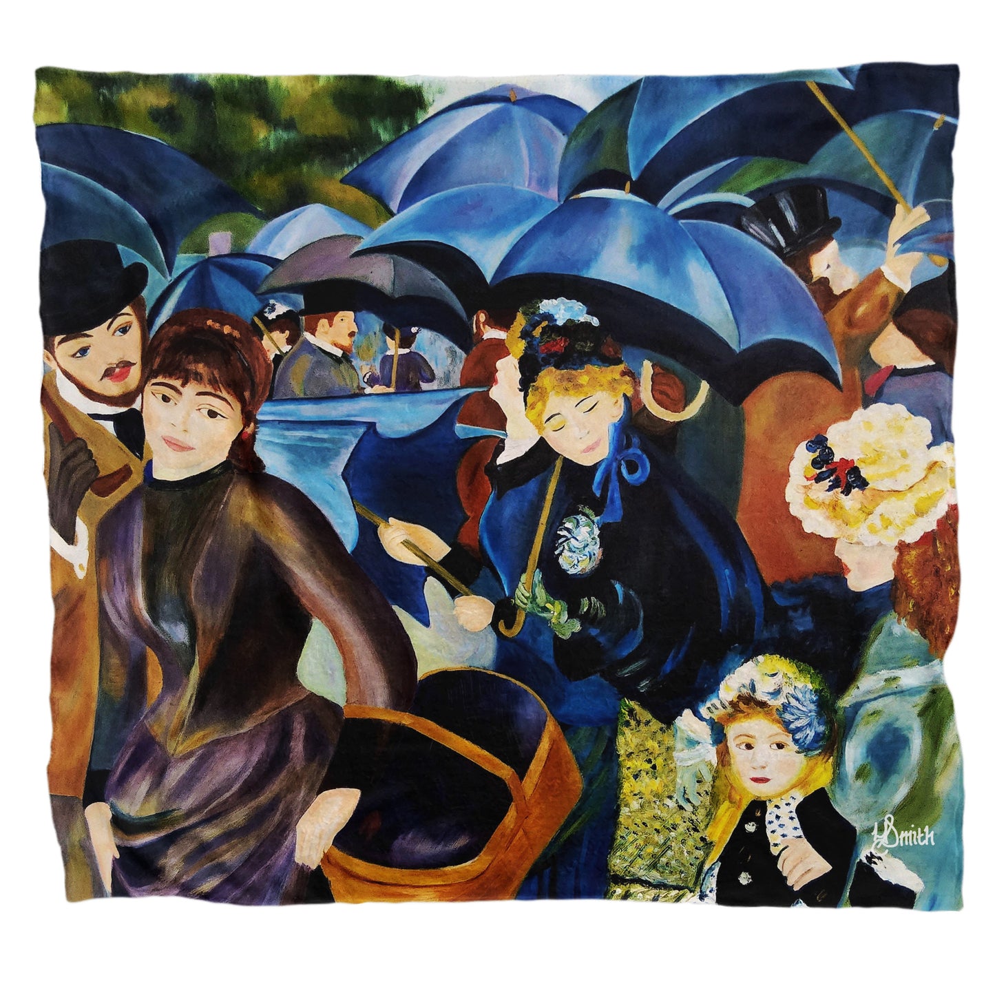 Umbrella Light Weight Fleece Blanket by Yolande Smith