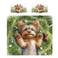 Yorkie Snuggle Duvet Cover Set
