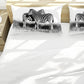 Zebra Kwagga Black white By Fanie Heymans Duvet Cover Set